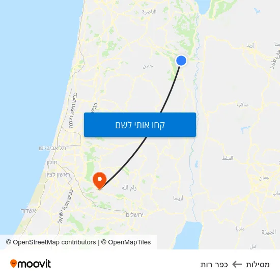 מפת מסילות לכפר רות