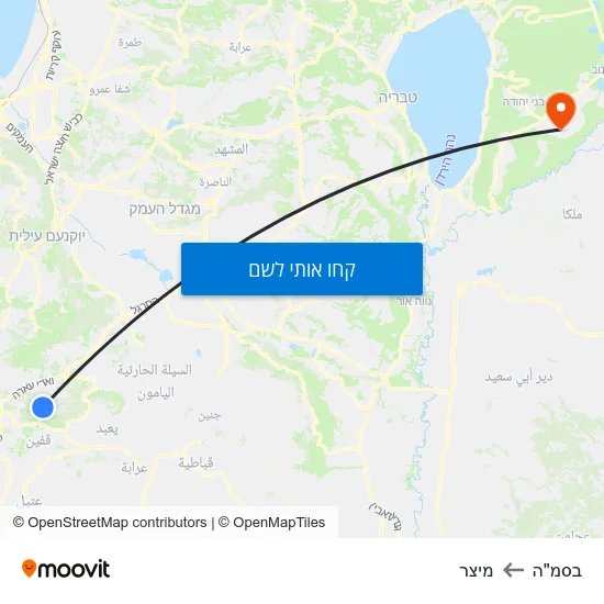 מפת בסמ"ה למיצר