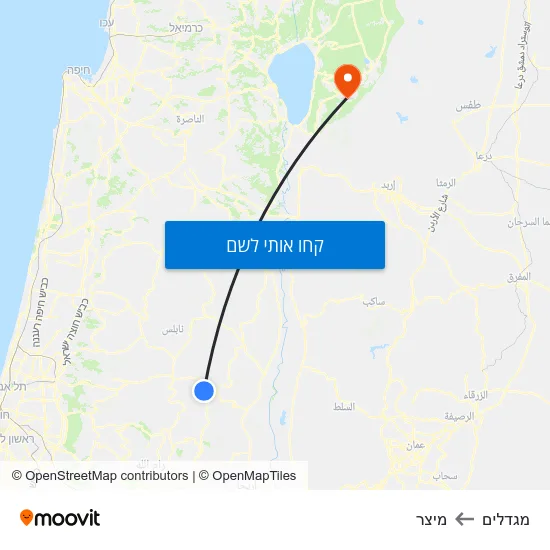 מפת מגדלים למיצר