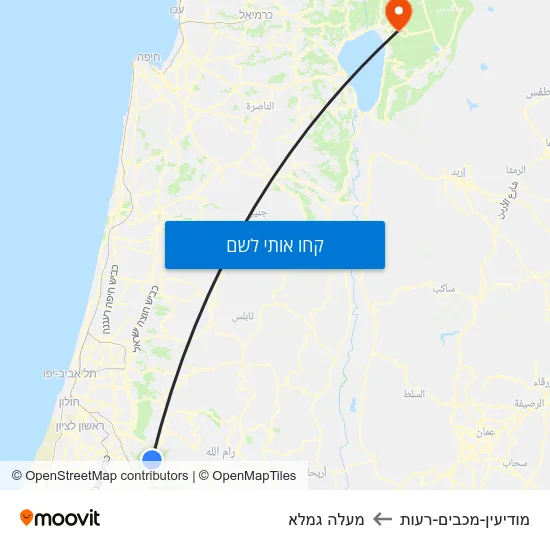 מפת מודיעין-מכבים-רעות למעלה גמלא