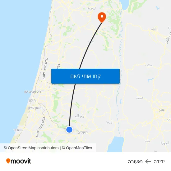 מפת ידידה לנאעורה