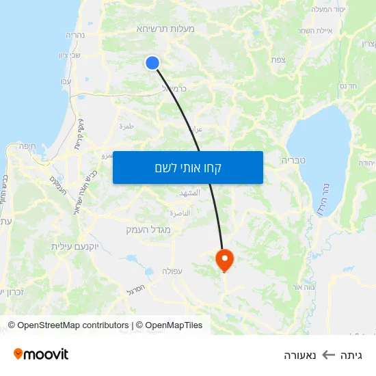 מפת גיתה לנאעורה