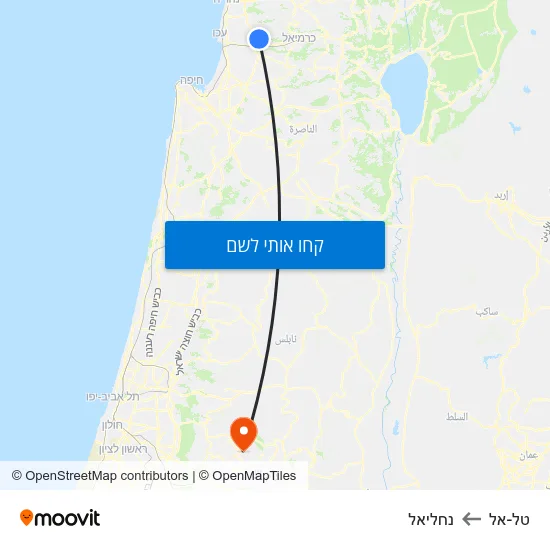 מפת טל-אל לנחליאל