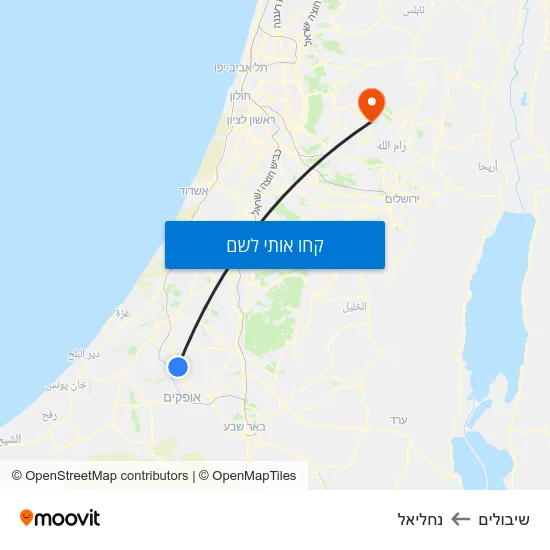 מפת שיבולים לנחליאל