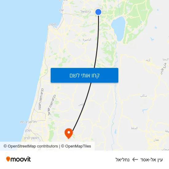 מפת עין אל-אסד לנחליאל