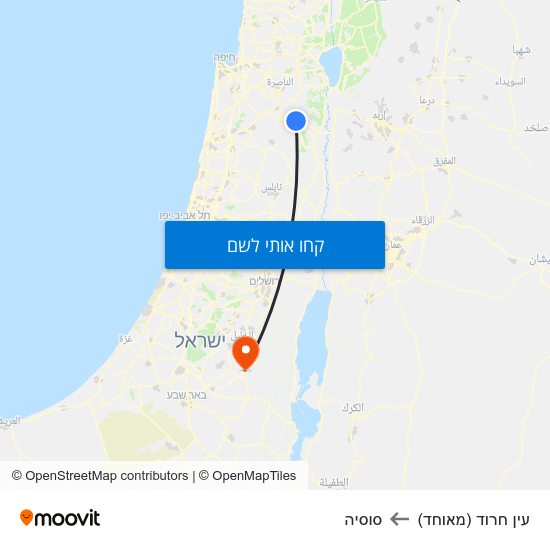 מפת עין חרוד (מאוחד) לסוסיה