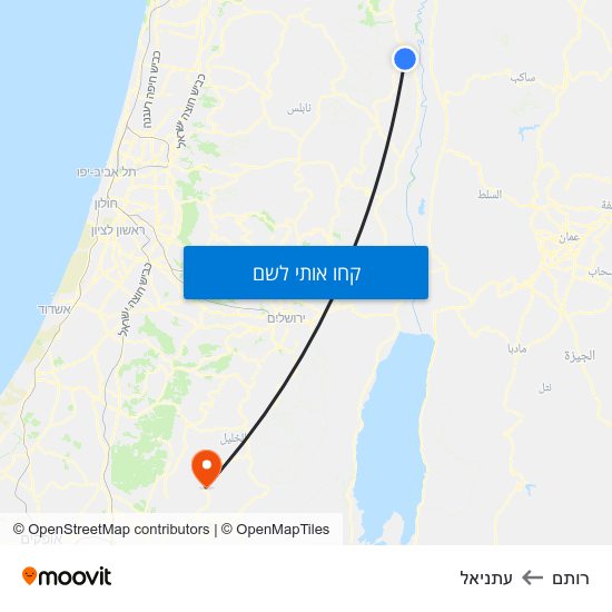 מפת רותם לעתניאל