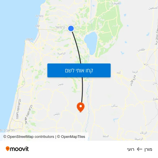 מפת מורן לרועי