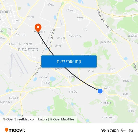 מפת גיזו לרמות מאיר