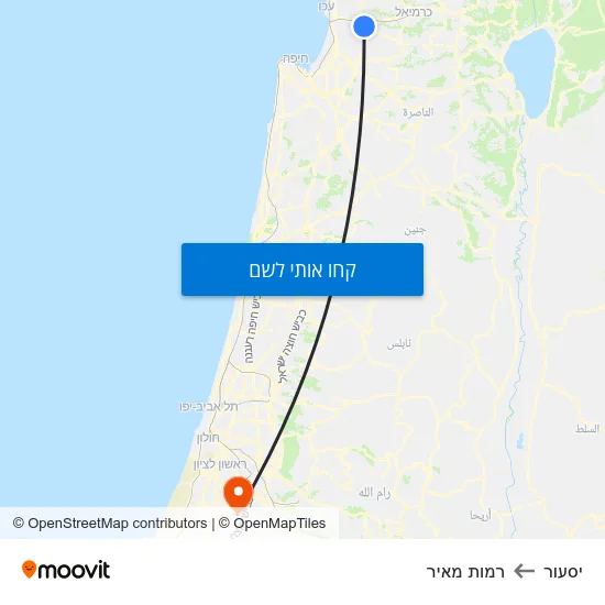 מפת יסעור לרמות מאיר