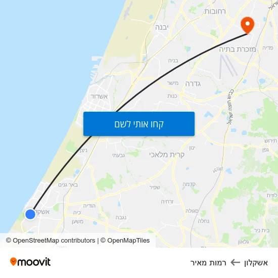 מפת אשקלון לרמות מאיר