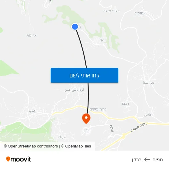 מפת נופים לברקן