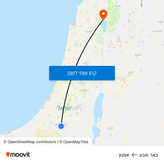 מפת באר שבע לאמנון