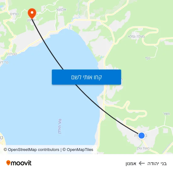 מפת בני יהודה לאמנון
