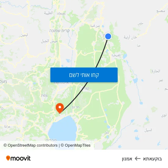 מפת בוקעאתא לאמנון