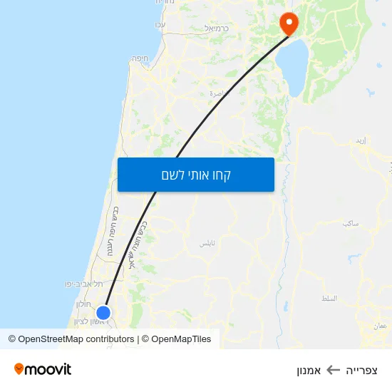 מפת צפרייה לאמנון