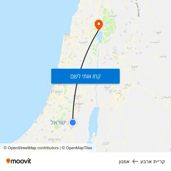 מפת קריית ארבע לאמנון