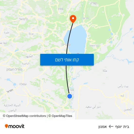 מפת בית יוסף לאמנון