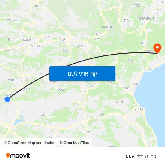 מפת דמיידה לאמנון