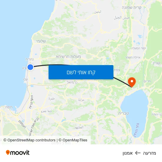 מפת מזרעה לאמנון