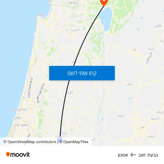 מפת גבעת זאב לאמנון