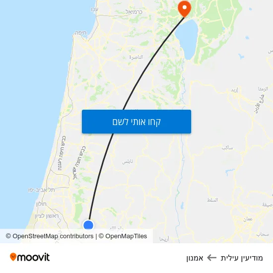 מפת מודיעין עילית לאמנון