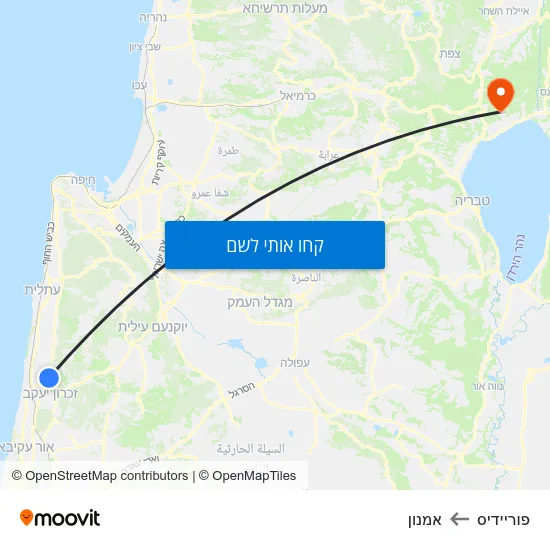 מפת פוריידיס לאמנון