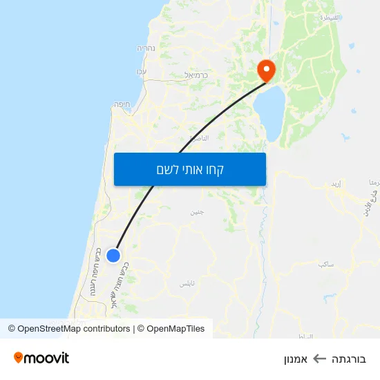 מפת בורגתה לאמנון
