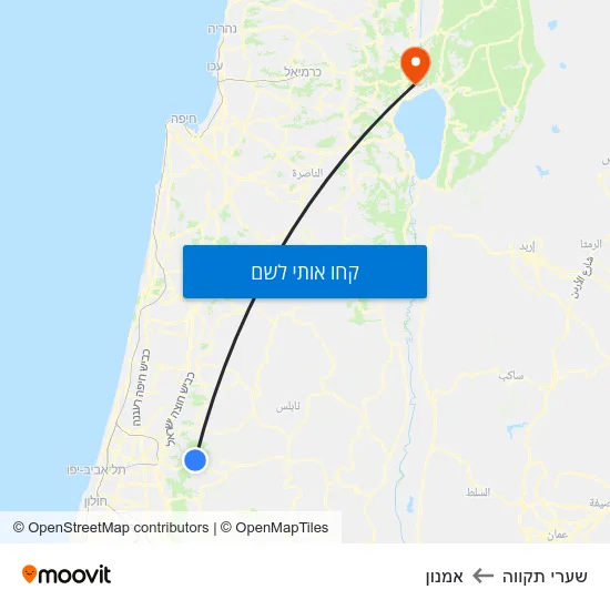 מפת שערי תקווה לאמנון