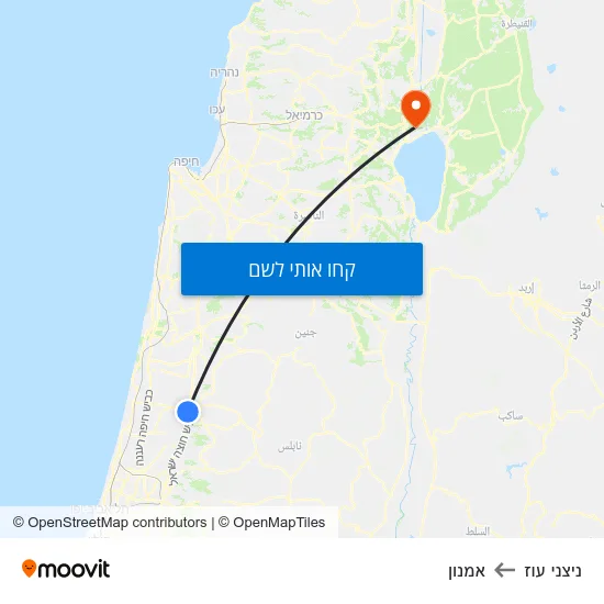 מפת ניצני עוז לאמנון