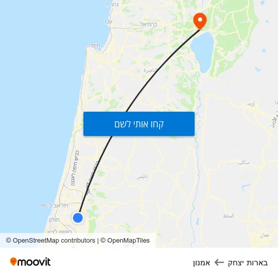 מפת בארות יצחק לאמנון