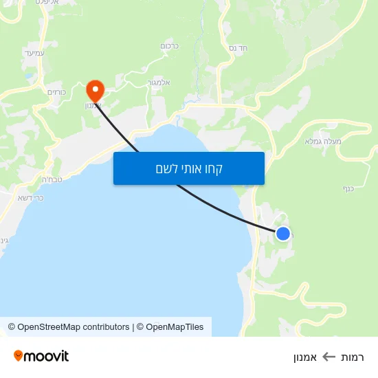 מפת רמות לאמנון