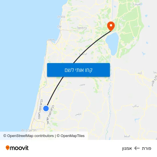 מפת פורת לאמנון