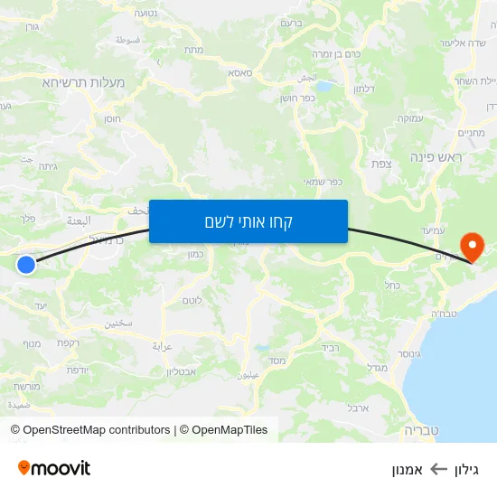 מפת גילון לאמנון