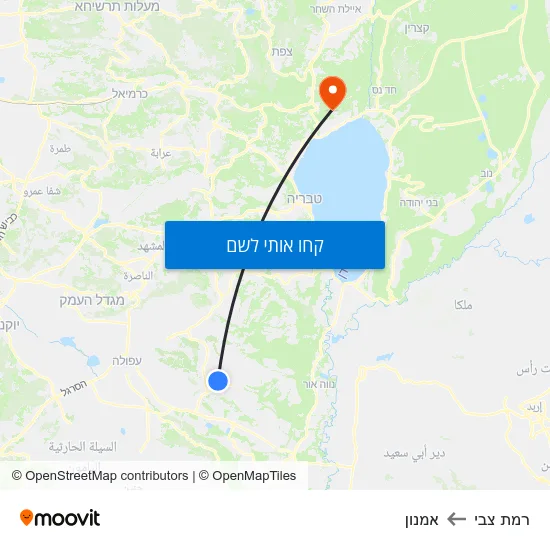 מפת רמת צבי לאמנון
