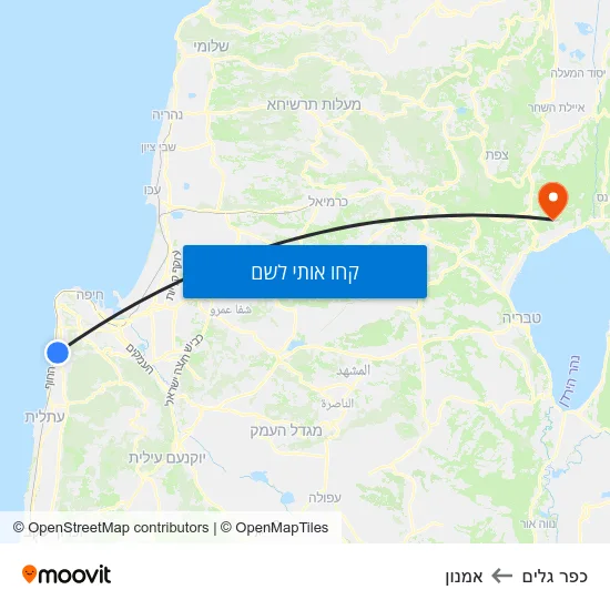 מפת כפר גלים לאמנון