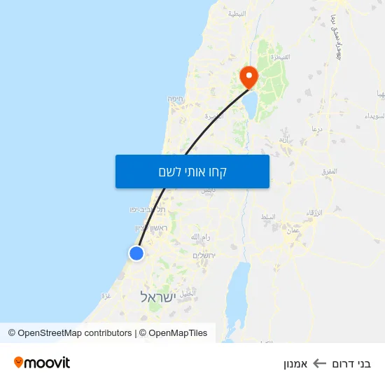 מפת בני דרום לאמנון