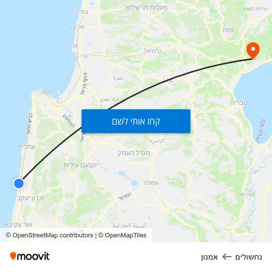 מפת נחשולים לאמנון