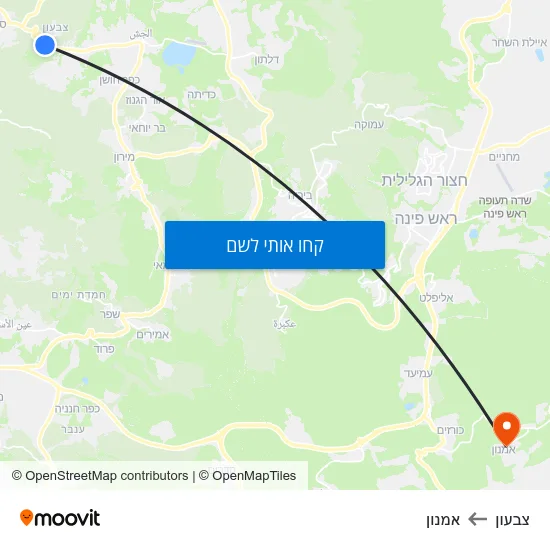 מפת צבעון לאמנון