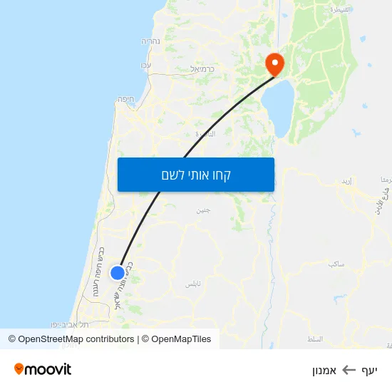 מפת יעף לאמנון