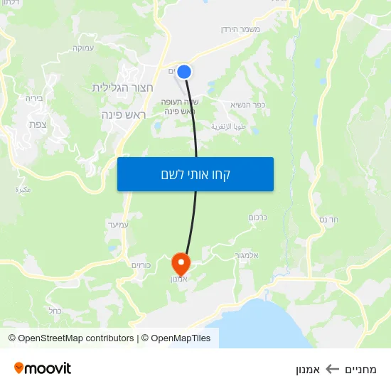 מפת מחניים לאמנון