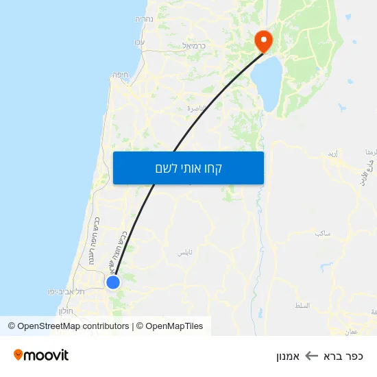 מפת כפר ברא לאמנון