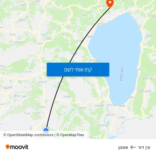 מפת עין דור לאמנון