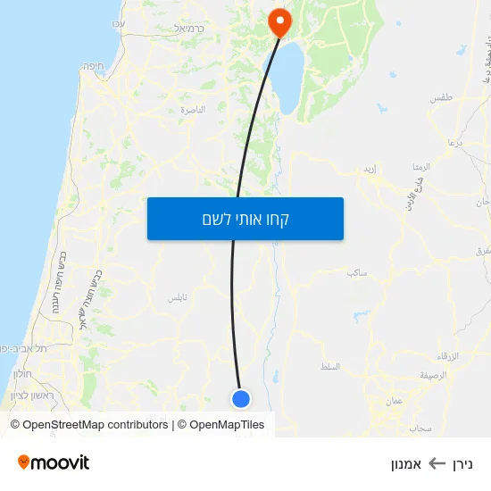 מפת נירן לאמנון