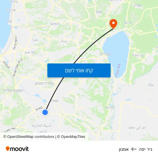 מפת ניר יפה לאמנון