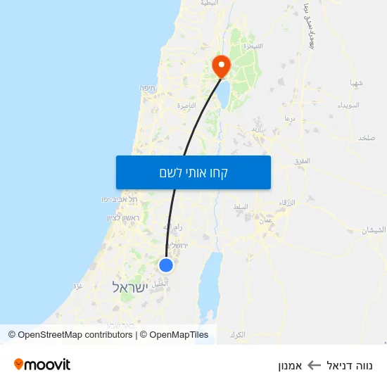 מפת נווה דניאל לאמנון