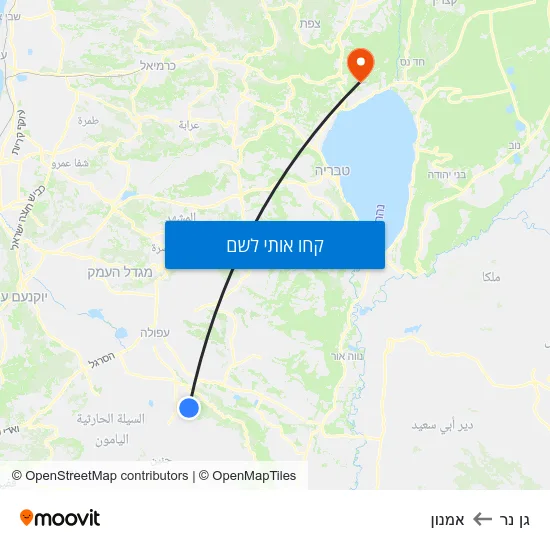 מפת גן נר לאמנון
