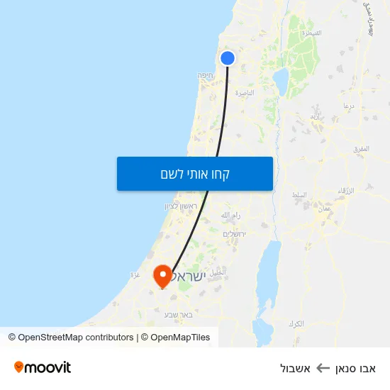 מפת אבו סנאן לאשבול