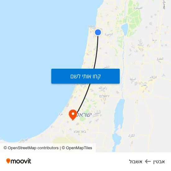 מפת אבטין לאשבול