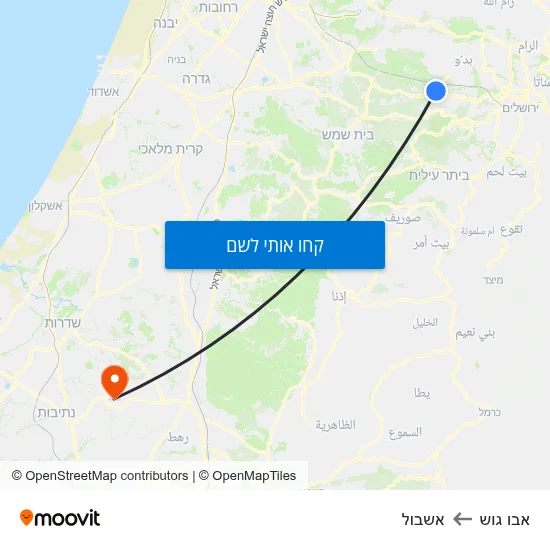מפת אבו גוש לאשבול
